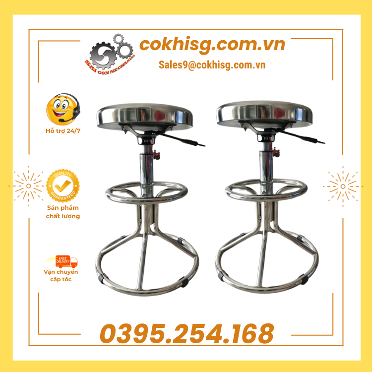 Ghế phòng thí nghiệm inox 304